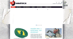 Desktop Screenshot of animator.sk